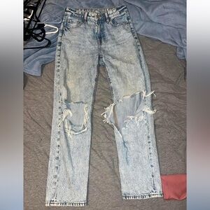 american eagle size 4 mom jeans